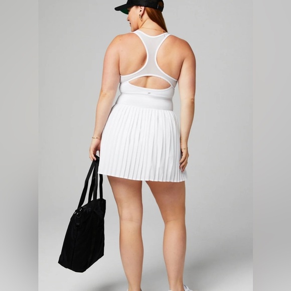 Fabletics Hot Shot Pleated Dress Classic Mini Size L - Picture 9 of 9